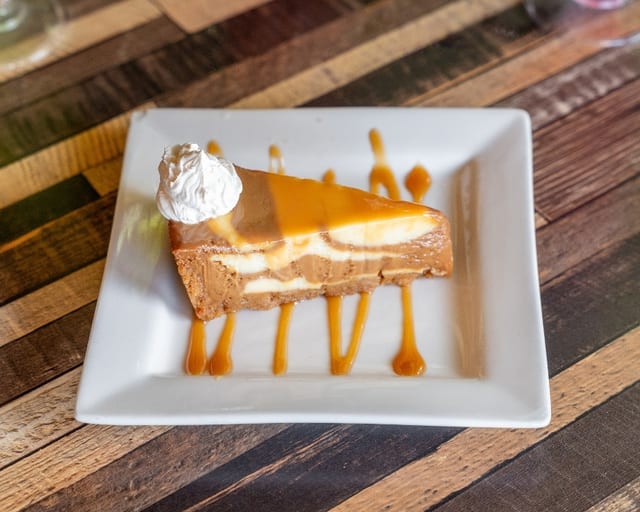 Salted Caramel Cheesecake.