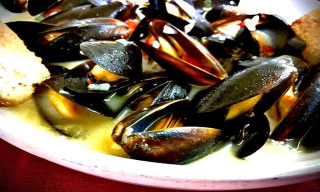 Mussels.